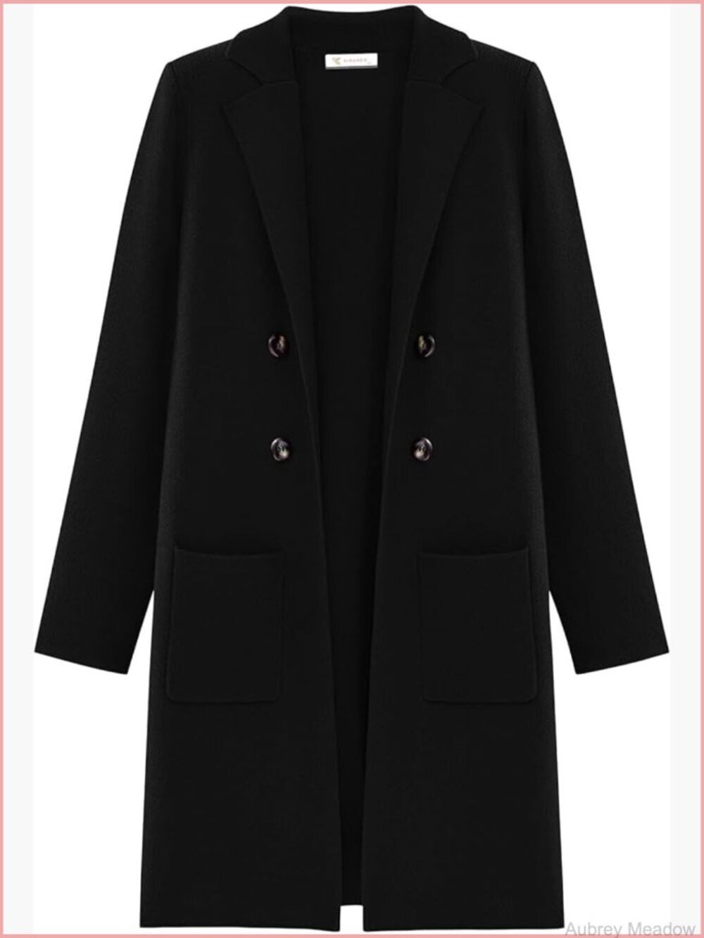 Open Front Knit Cardigan Sweater Jacket Long Coatigan Business Casual